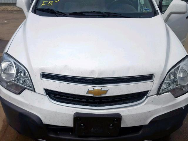 3GNAL2EK1CS641485 - 2012 CHEVROLET CAPTIVA SP WHITE photo 7