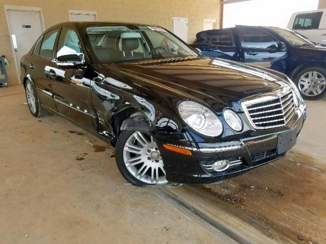 WDBUF56X58B213865 - 2008 MERCEDES-BENZ E 350 BLACK photo 1