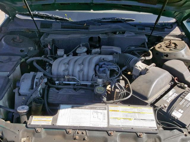 1FALP57U0SA132399 - 1995 FORD TAURUS GL GREEN photo 7