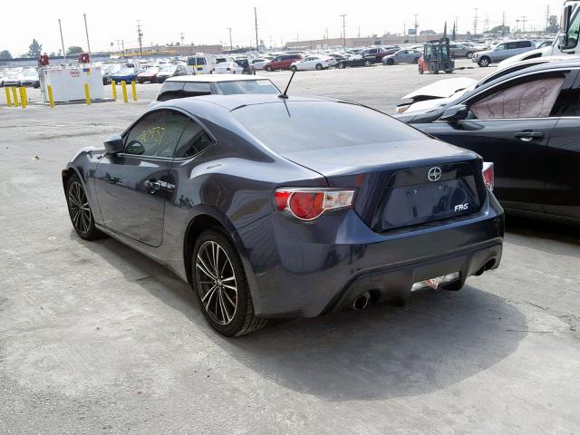 JF1ZNAA19D2726476 - 2013 TOYOTA SCION FR-S BLACK photo 3