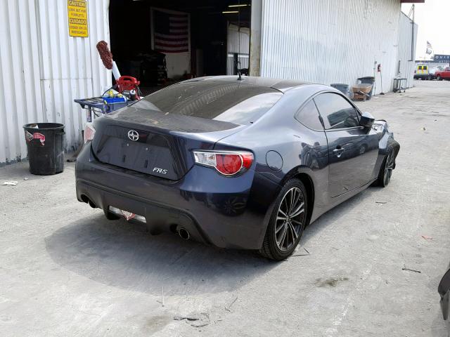 JF1ZNAA19D2726476 - 2013 TOYOTA SCION FR-S BLACK photo 4