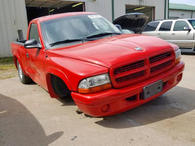 1D7FL16X83S143126 - 2003 DODGE DAKOTA SXT RED photo 1