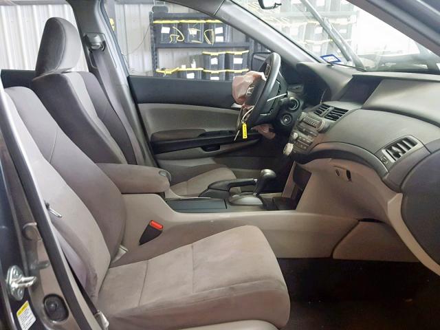 JHMCP26448C034367 - 2008 HONDA ACCORD LXP GRAY photo 5