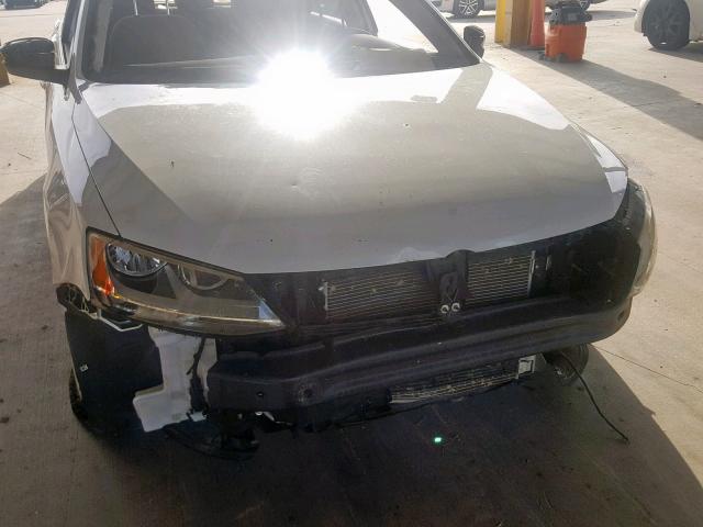 3VW2K7AJ4FM344131 - 2015 VOLKSWAGEN JETTA BASE Սպիտակ լուսանկար 9