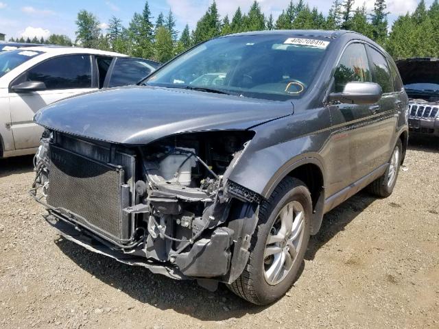 JHLRE4H72BC019073 - 2011 HONDA CR-V EXL SILVER photo 2