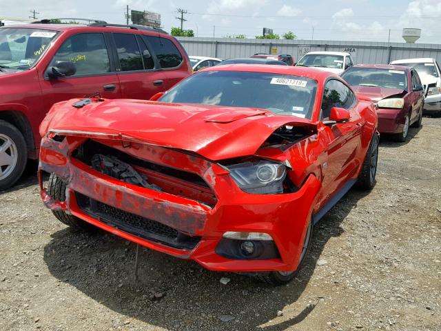 1FA6P8CF0G5256419 - 2016 FORD MUSTANG GT RED photo 2