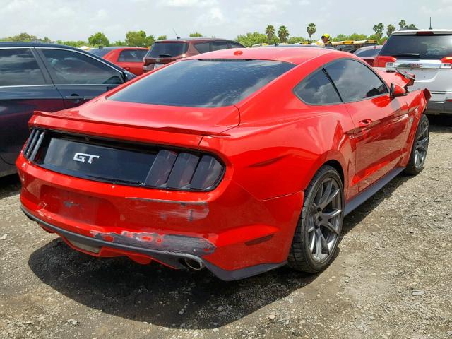 1FA6P8CF0G5256419 - 2016 FORD MUSTANG GT RED photo 4