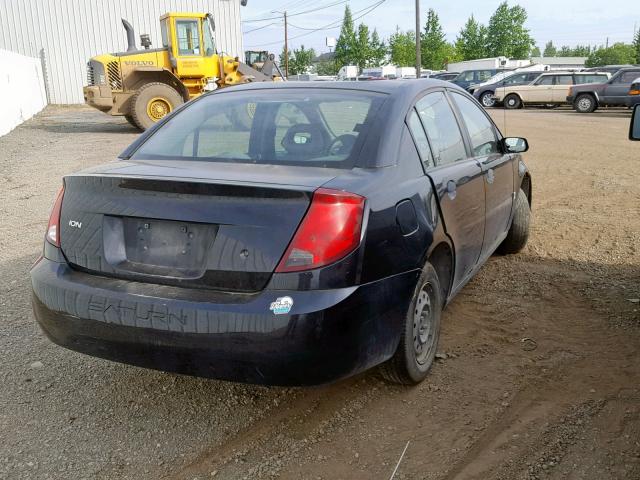 1G8AG52F64Z221743 - 2004 SATURN ION LEVEL BLACK photo 4