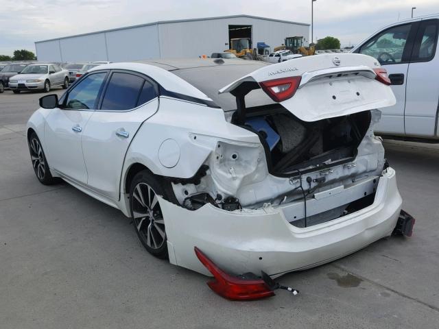 1N4AA6AP7JC398877 - 2018 NISSAN MAXIMA 3.5 WHITE photo 3