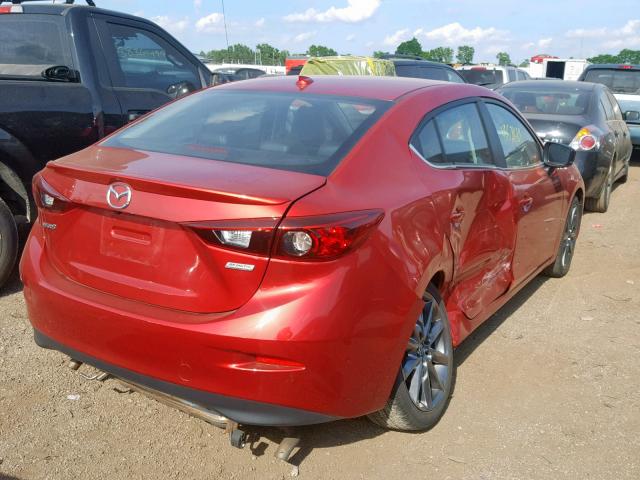 3MZBN1V38JM217164 - 2018 MAZDA 3 TOURING RED photo 4