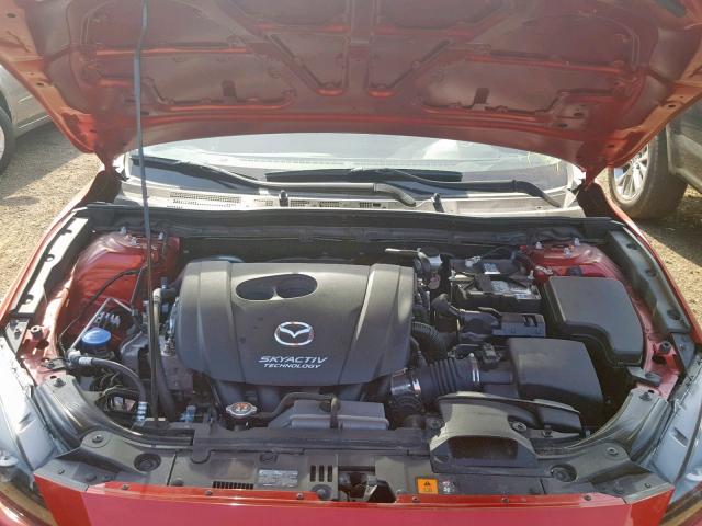 3MZBN1V38JM217164 - 2018 MAZDA 3 TOURING RED photo 7