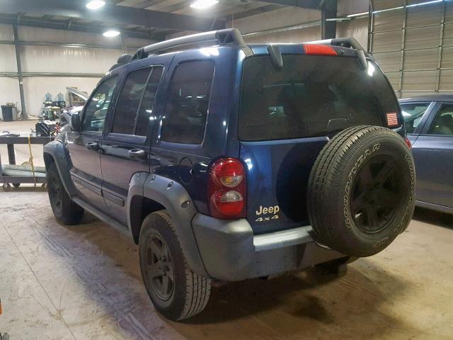 1J4GL38K96W192502 - 2006 JEEP LIBERTY RE BLUE photo 3