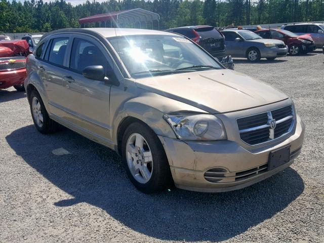 1B3HB48AX9D223543 - 2009 DODGE CALIBER SX GOLD photo 1