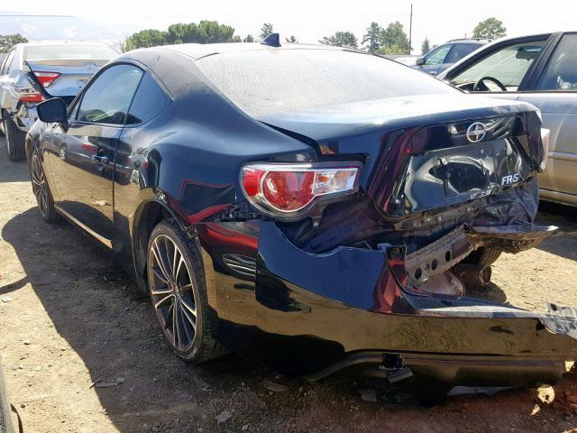 JF1ZNAA13G8708203 - 2016 TOYOTA SCION FR-S BLACK photo 3