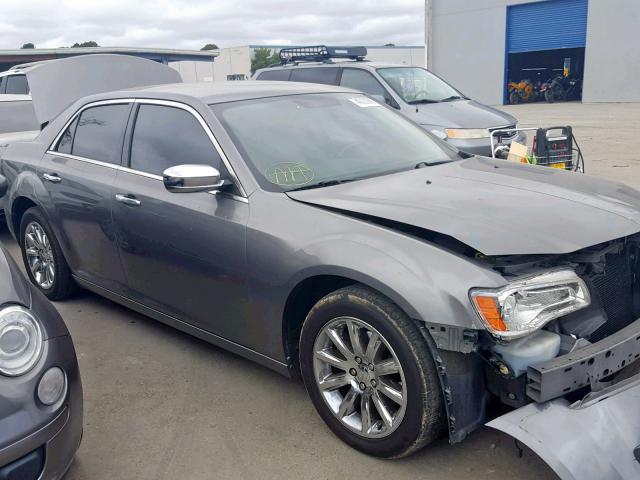 2C3CCACG9CH138255 - 2012 CHRYSLER 300 LIMITE GRAY photo 1