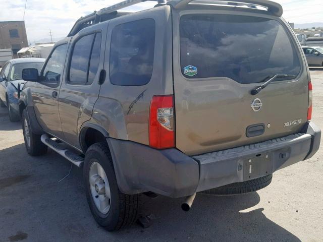 5N1ED28Y12C516946 - 2002 NISSAN XTERRA XE TAN photo 3