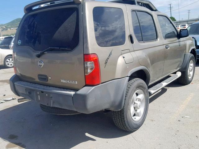 5N1ED28Y12C516946 - 2002 NISSAN XTERRA XE TAN photo 4