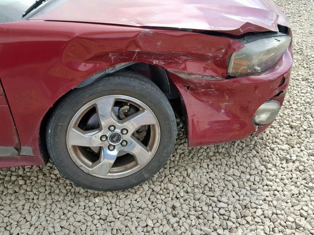 2G2WS522641130993 - 2004 PONTIAC GRAND PRIX BURGUNDY photo 9