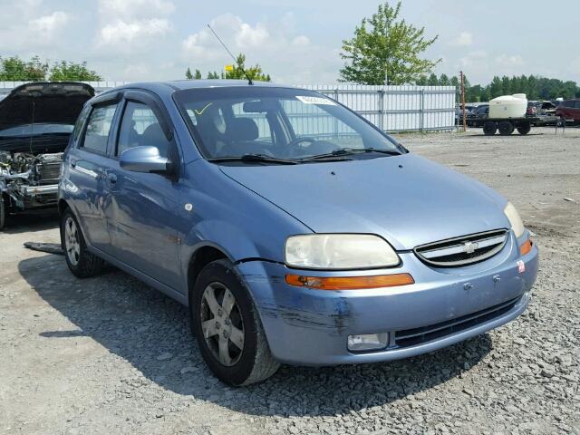 KL1TG65667B766930 - 2007 CHEVROLET AVEO LT BLUE photo 1