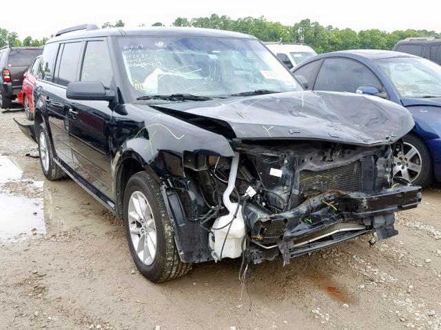 2FMGK5B81JBA10802 - 2018 FORD FLEX SE BLACK photo 1