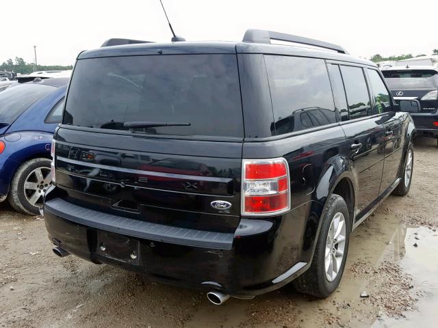 2FMGK5B81JBA10802 - 2018 FORD FLEX SE BLACK photo 4