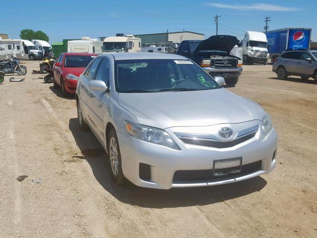 4T1BB3EK5AU117660 - 2010 TOYOTA CAMRY HYBR SILVER photo 1