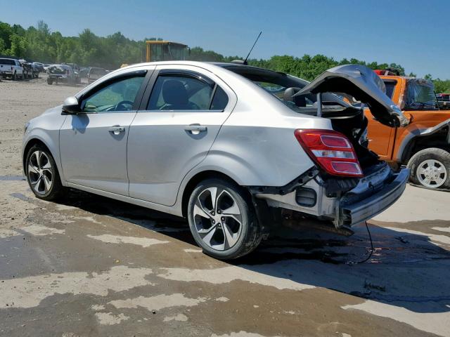 1G1JF5SB7H4127176 - 2017 CHEVROLET SONIC PREM SILVER photo 3