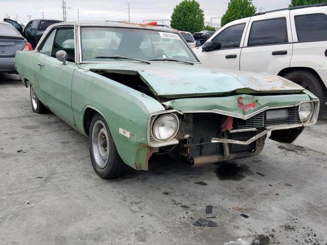 LH23G3R271878 - 1973 DODGE DART GREEN photo 1