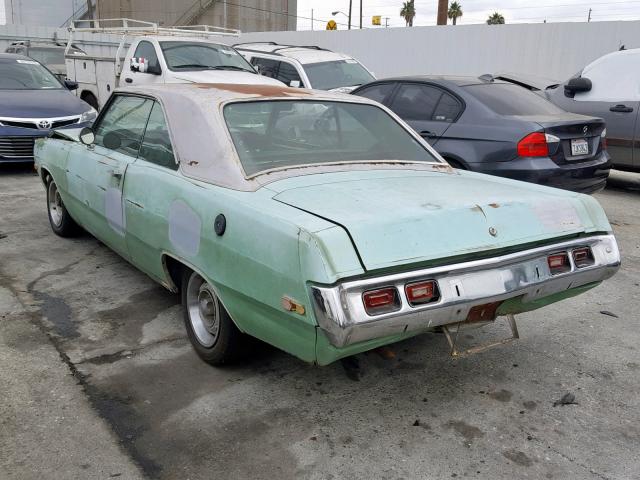 LH23G3R271878 - 1973 DODGE DART GREEN photo 3