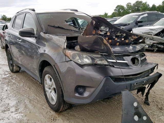 2T3ZFREV0EW085469 - 2014 TOYOTA RAV4 LE GRAY photo 1