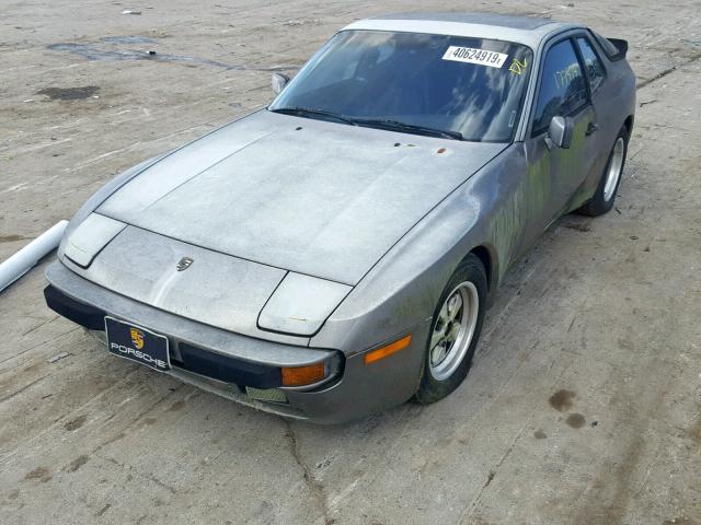 WP0AA0941FN453014 - 1985 PORSCHE 944 GRAY photo 2