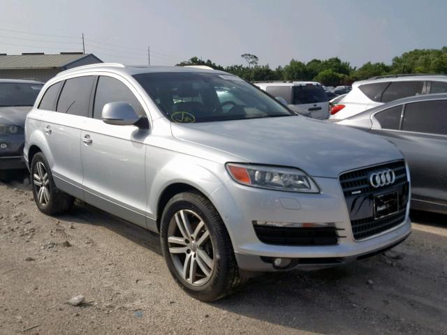 WA1AV74L27D008567 - 2007 AUDI Q7 4.2 QUA SILVER photo 1