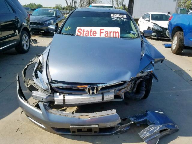 1HGCM56817A126885 - 2007 HONDA ACCORD EX BLUE photo 9