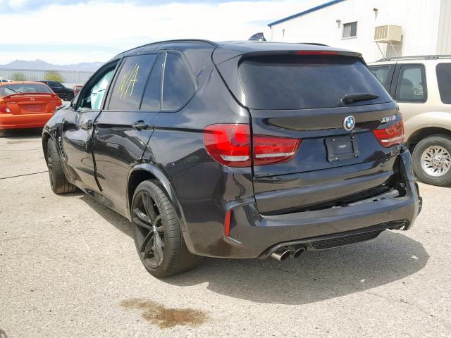 5YMKT6C57J0Y83680 - 2018 BMW X5 M BLACK photo 3