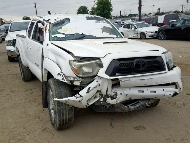 5TFTU4GN1FX070259 - 2015 TOYOTA TACOMA PRE WHITE photo 1