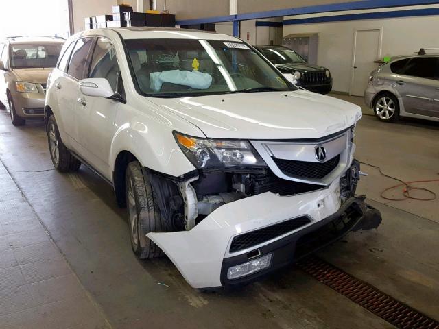 2HNYD2H23BH519920 - 2011 ACURA MDX WHITE photo 1