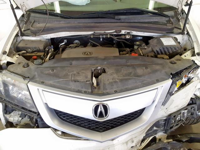 2HNYD2H23BH519920 - 2011 ACURA MDX WHITE photo 7