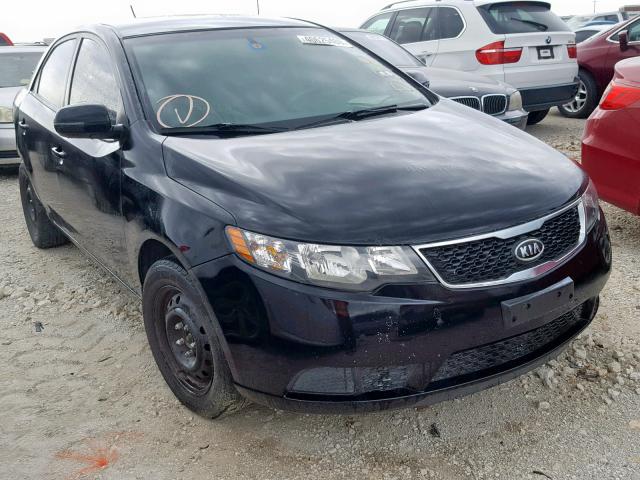 KNAFU4A21C5498526 - 2012 KIA FORTE EX BLACK photo 1