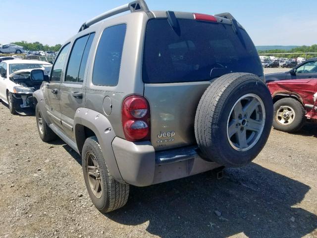 1J4GL38KX5W685197 - 2005 JEEP LIBERTY RE BEIGE photo 3