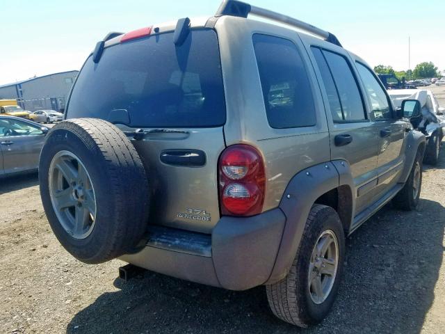 1J4GL38KX5W685197 - 2005 JEEP LIBERTY RE BEIGE photo 4