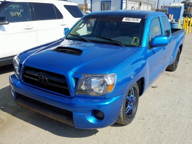 5TETU22N85Z118634 - 2005 TOYOTA TACOMA X-R BLUE photo 2