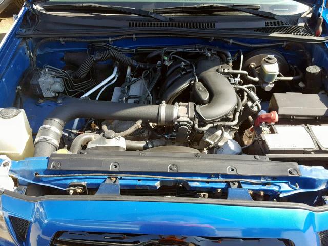 5TETU22N85Z118634 - 2005 TOYOTA TACOMA X-R BLUE photo 7