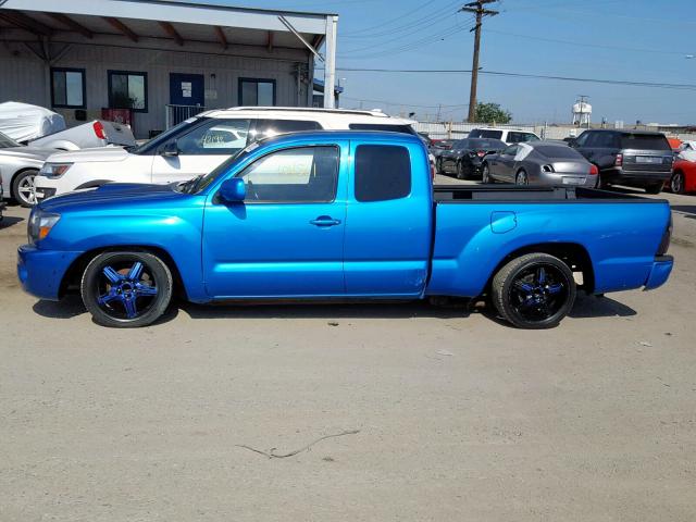 5TETU22N85Z118634 - 2005 TOYOTA TACOMA X-R BLUE photo 9