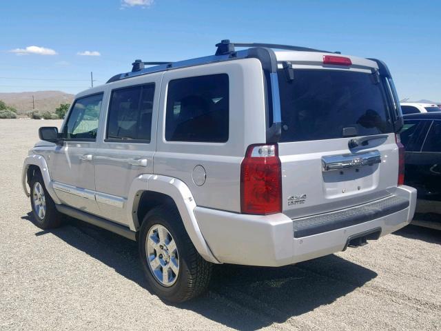 1J8HG58N96C303094 - 2006 JEEP COMMANDER SILVER photo 3