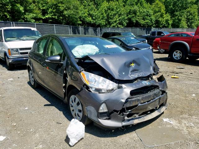 JTDKDTB39D1557138 - 2013 TOYOTA PRIUS C GRAY photo 1