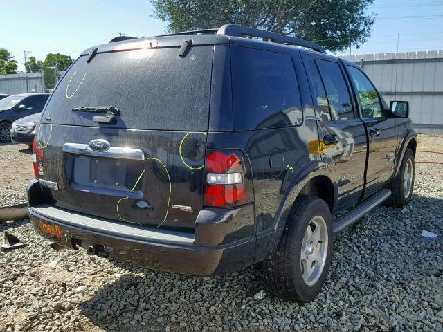 1FMEU63E07UA90558 - 2007 FORD EXPLORER X BLACK photo 4