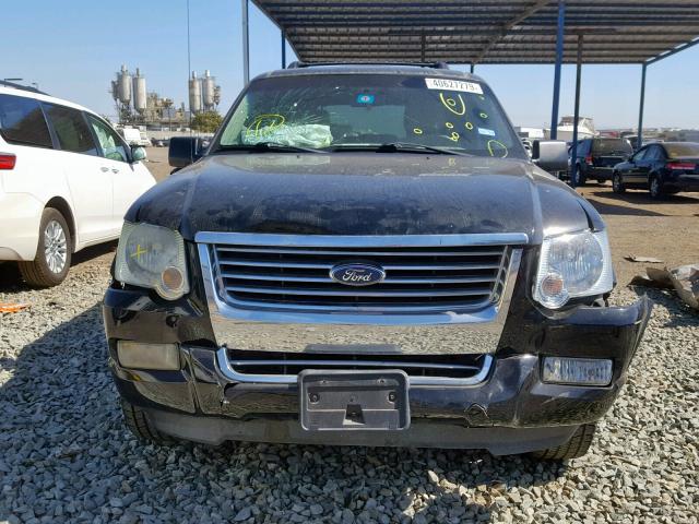 1FMEU63E07UA90558 - 2007 FORD EXPLORER X BLACK photo 9