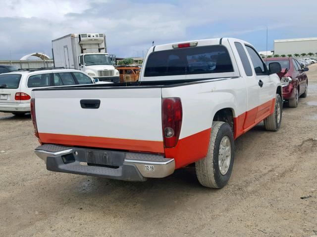 1GCCS198468270137 - 2006 CHEVROLET COLORADO WHITE photo 4