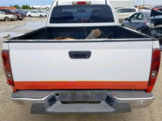 1GCCS198468270137 - 2006 CHEVROLET COLORADO WHITE photo 6