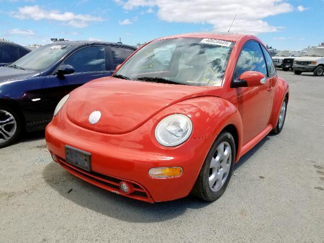 3VWCP21C93M439175 - 2003 VOLKSWAGEN NEW BEETLE Narıncı foto 2